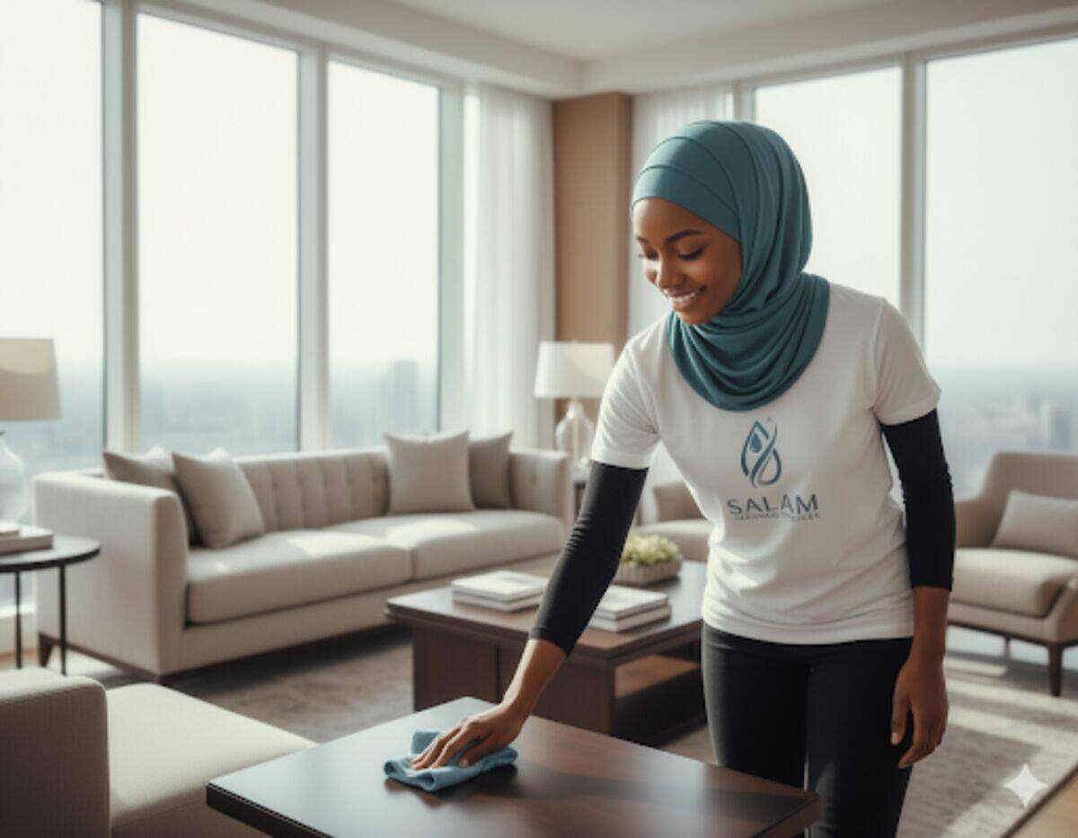 Mariam Sangare, founder of Salam Cleaning